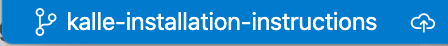 Screenshot detail of the menu option "Create new branch from..."